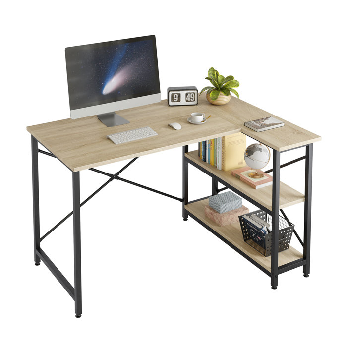 17 Stories Fortunato Desk & Reviews Wayfair